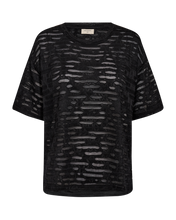 Load image into Gallery viewer, FREEQUENT SHIRT RIA STRUCTURED MESH black
