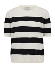 Afbeelding in Gallery-weergave laden, FREEQUENT PULLOVER PIXIE BOLD STRIPE star off white w. black
