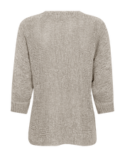 Afbeelding in Gallery-weergave laden, FREEQUENT PULLOVER TAPPER YARN 3/4 SLEEVE simply taupe
