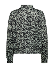 Afbeelding in Gallery-weergave laden, FREEQUENT JACKET FLEN PRINTED BOMBER  deep lichen green w. black
