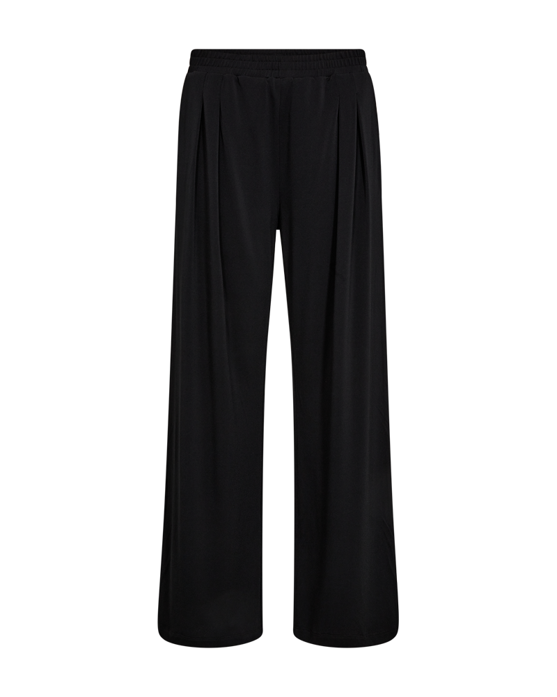 FREEQUENT BROEK ESME WIDE LEG PANTS black