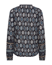 Afbeelding in Gallery-weergave laden, FREEQUENT BLOUSE NOMES STRUCTURED PRINT salute w. moonbeam
