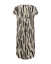Afbeelding in Gallery-weergave laden, FREEQUENT DRESS FLOI PRINTED moonbeam w. black
