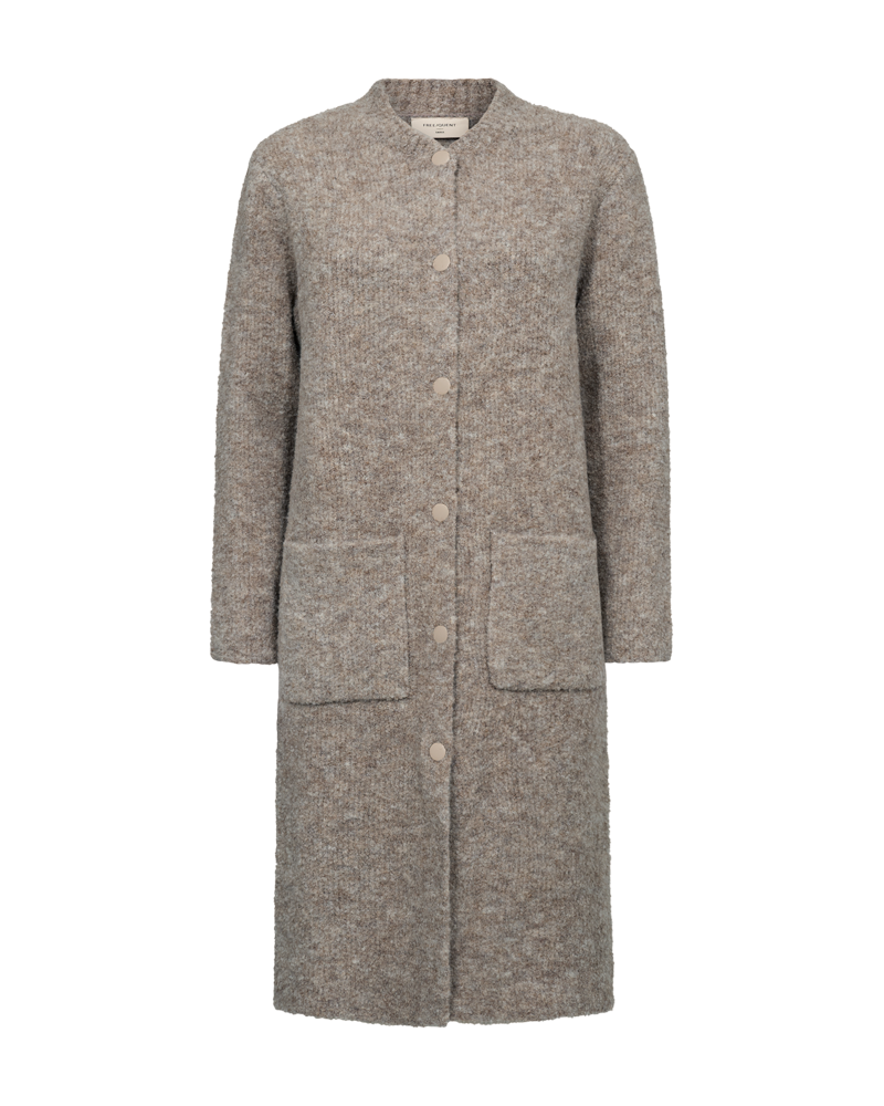 FREEQUENT CARDIGAN JUMP LOOP YARN desert taupe melange