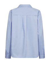 Afbeelding in Gallery-weergave laden, FREEQUENT BLOUSE FLYNN V-NECK chambray blue
