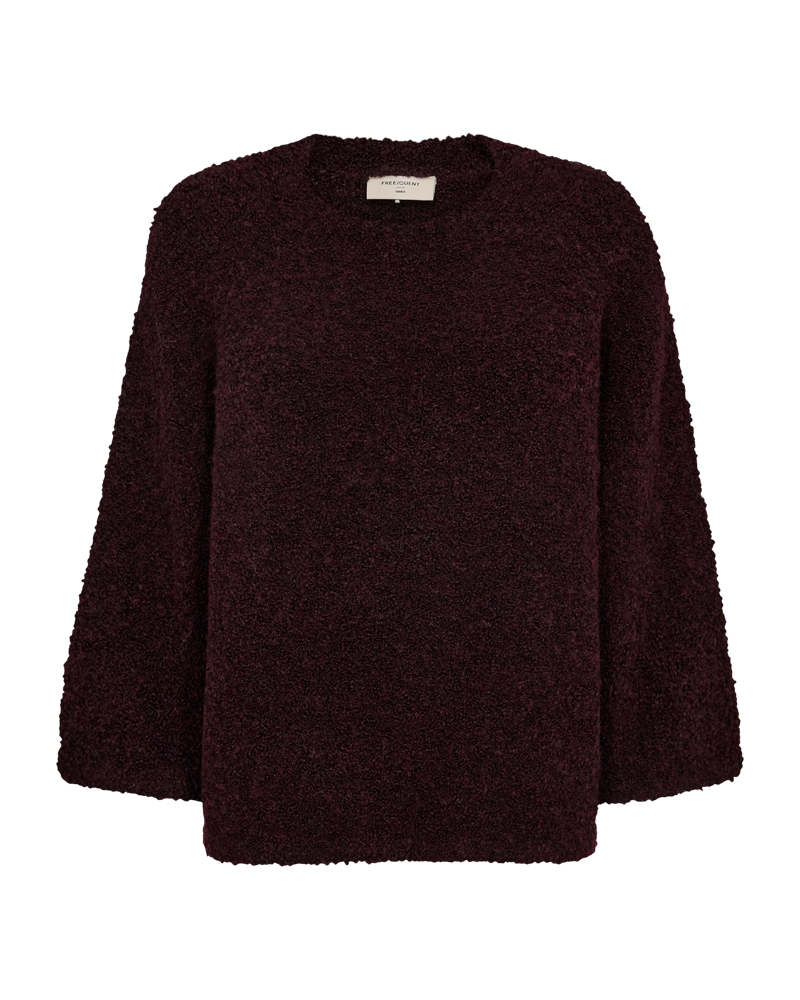 FREEQUENT PULLOVER CHRISTA LOOP YARN MELANGE port royale melange