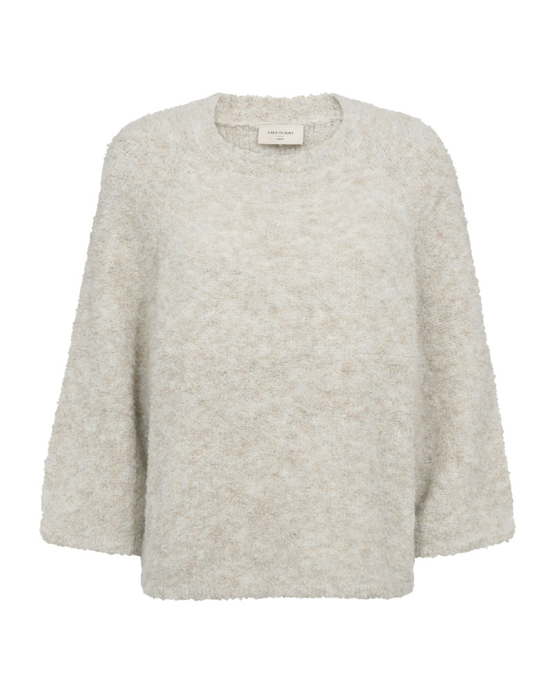 FREEQUENT PULLOVER CHRISTA LOOP YARN MELANGE moonbeam melange