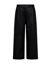 Load image into Gallery viewer, FREEQUENT BROEK VEGGY FAUX LEATHER FULL LENGTH black
