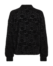 Load image into Gallery viewer, FREEQUENT JACKET GRY VELVET LACE black
