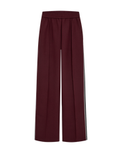 Load image into Gallery viewer, FREEQUENT BROEK SOFIA SPORTY DECO TAPE port royale w. star off white
