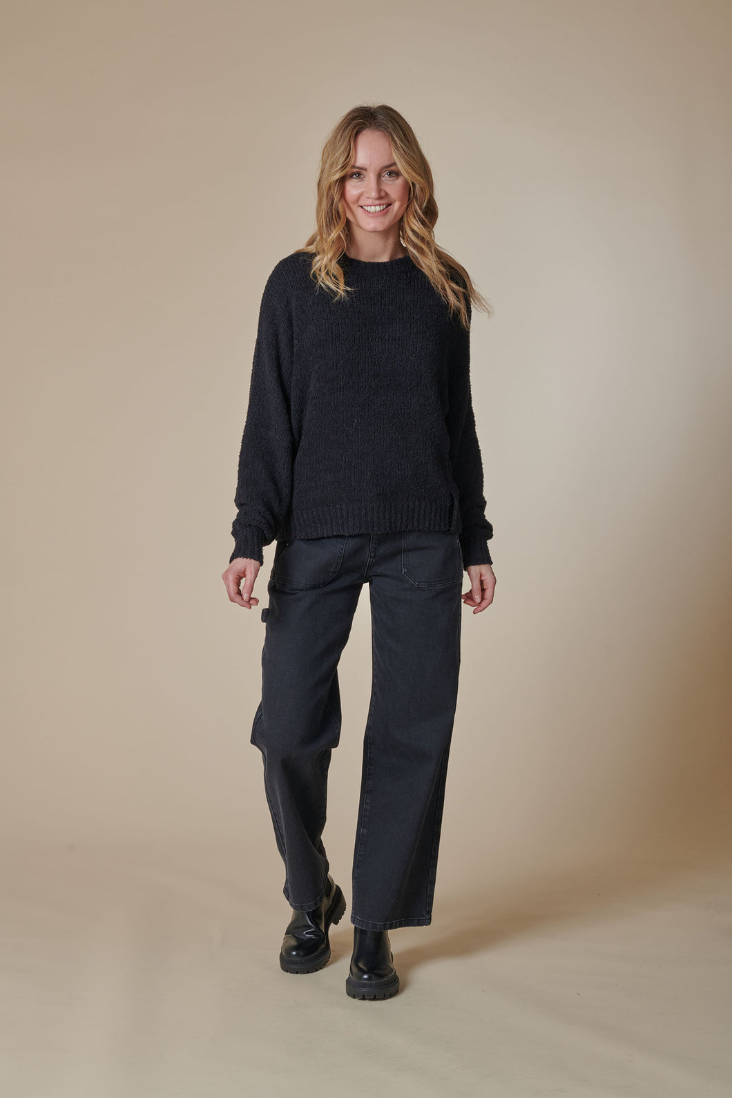 ZHRILL PULLOVER LUANA jet black