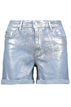 Load image into Gallery viewer, ZOSO COATED JEANS SHORTS RUBY light denim
