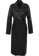 Load image into Gallery viewer, TRAMONTANA TRENCHCOAT FABRIC MIX black
