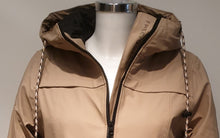 Load image into Gallery viewer, FREEQUENT RAIN JACKET WITH WATERPROOF ZIPPER SILVER MINK
