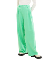 Afbeelding in Gallery-weergave laden, TOM TAILOR DENIM PLEATED WIDE LEG PANTS strong green

