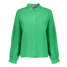 Load image into Gallery viewer, GEISHA BLOUSE SOLID GREEN
