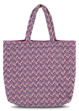 Load image into Gallery viewer, TRAMONTANA BAG STEPPED REVERSIBLE PRINT REDS
