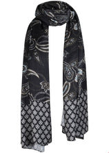 Load image into Gallery viewer, SCARF DARK PAISLEY
