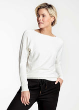 Afbeelding in Gallery-weergave laden, TRAMONTANA JUMPER BASIC BUTTONS BACK L/S off white
