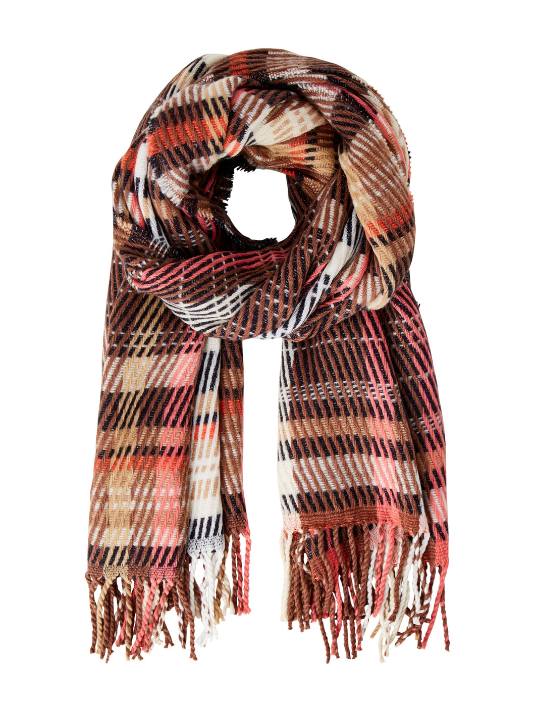 TOM TAILOR STRUCTURED CHECK SCARF