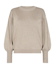 Load image into Gallery viewer, FREEQUENT PULLOVER ANI BALLOON SILVER MINK MELANGE
